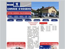Tablet Screenshot of garage-assens.ch